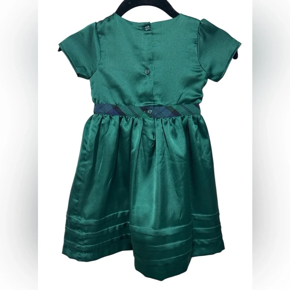 Gymboree Nutcracker Holiday Dress With Plaid Bow In Girls Size 4